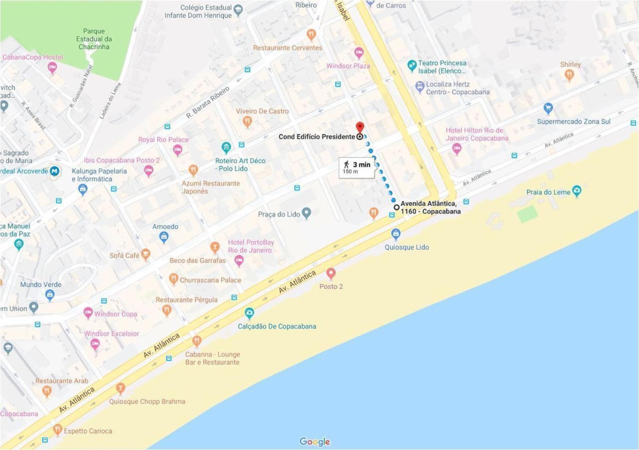 Vista Lateral Ao Mar: Estudio Acolhedor Rio de Janeiro Kültér fotó